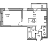 Продать Квартиры в новостройке Санкт-Петербург г., Юнтоловский пр-кт   3