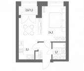 Продать Квартиры вторичка улица Академика Константинова  1 к1 с1 