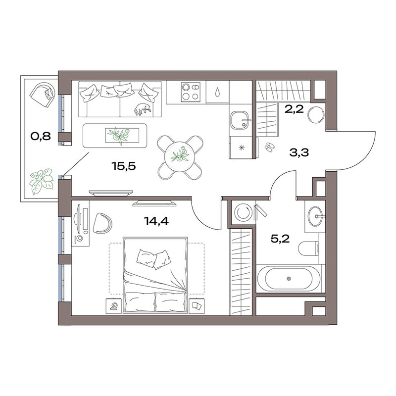 Продажа 1-комн квартиры в новостройке Москва г., Дубнинская ул.,  к. 12