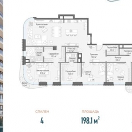 Продажа 4-комн квартиры на вторичном рынке Пыжёвский переулок,  д. 6