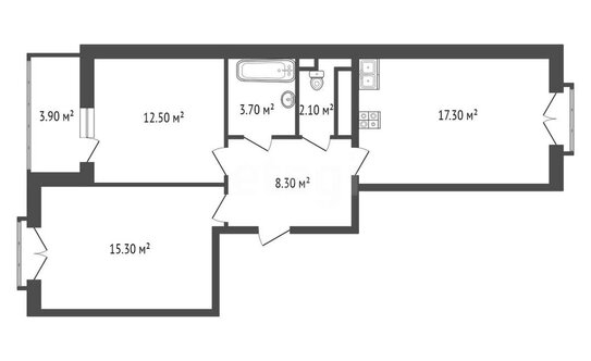 Продажа 2-комн квартиры на вторичном рынке Лиговский пр-кт