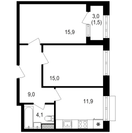 Продажа 2-комн квартиры в новостройке Москва г., Михалковская ул., к. 3 Продажа 2-комн квартиры в новостройке Москва г., Михалковская ул., к. 3