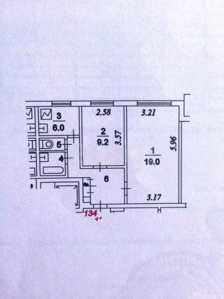 Продажа 2-комн квартиры на вторичном рынке улица Пестеля,  д. 1