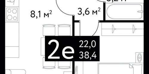 2-комн квартира Большая Спасская улица