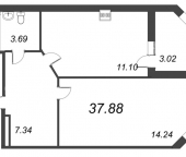 Продать Квартиры в новостройке Новое Девяткино д., Лесная ул.   1