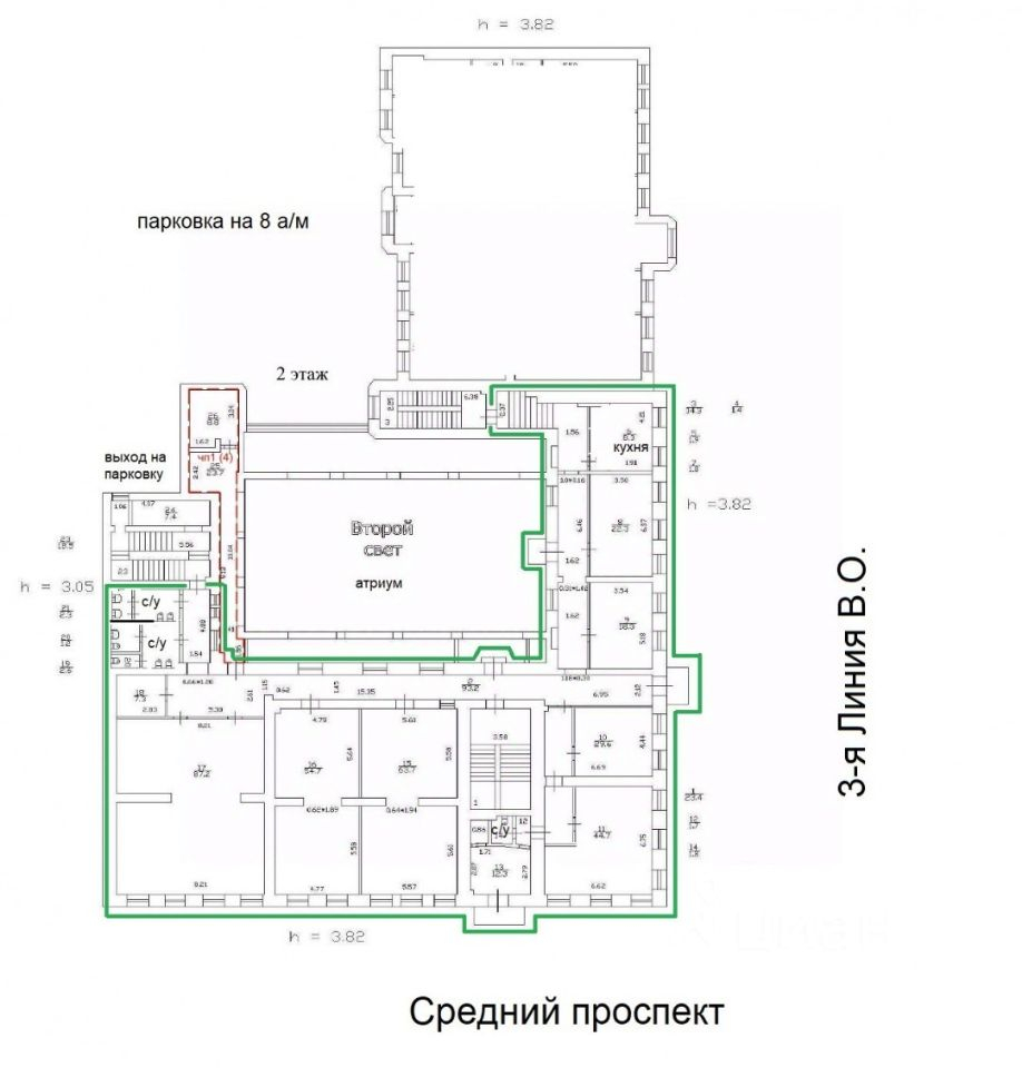 Аренда офиса Средний пр-кт