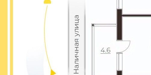 2-комн квартира Наличная улица, 15к2