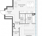 Продать Квартиры в новостройке Москва г., Фрунзенская наб.   C3