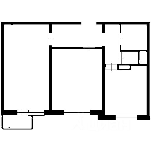 Продажа 2-комн квартиры на вторичном рынке улица Кошкина, 12к1