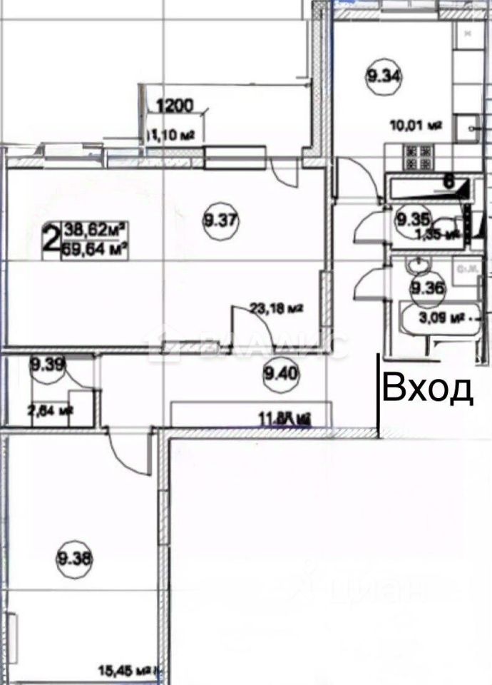 Продажа 2-комн квартиры на вторичном рынке улица Михаила Певцова, 11