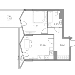 Продажа 1-комн квартиры в новостройке Москва г., Рязанский пр-кт, к. 1 Продажа 1-комн квартиры в новостройке Москва г., Рязанский пр-кт, к. 1