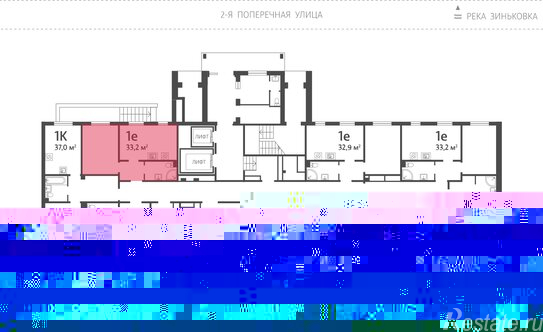 Продажа 1-комн квартиры на вторичном рынке Ковалёво, Поперечная улица,  д. 1 к3