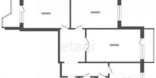 3-комн квартира улица Авиаторов,  д. 6