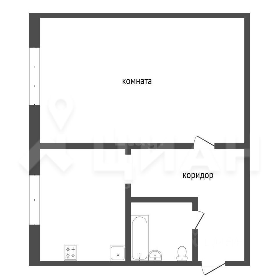 Продажа 1-комн квартиры на вторичном рынке Чехов, улица Мира, 1