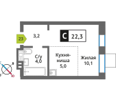 Продать Квартиры в новостройке Светлые Горы п., Пятницкое ш.   7