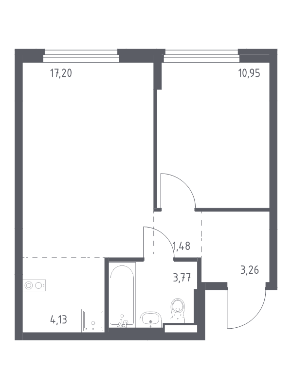 Продажа 1-комн квартиры в новостройке Кокошкино д,  к. 23