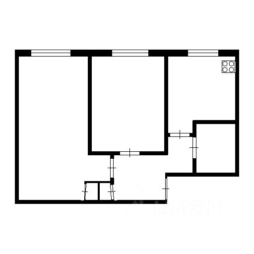 Продажа 2-комн квартиры на вторичном рынке Саратовская улица, 9
