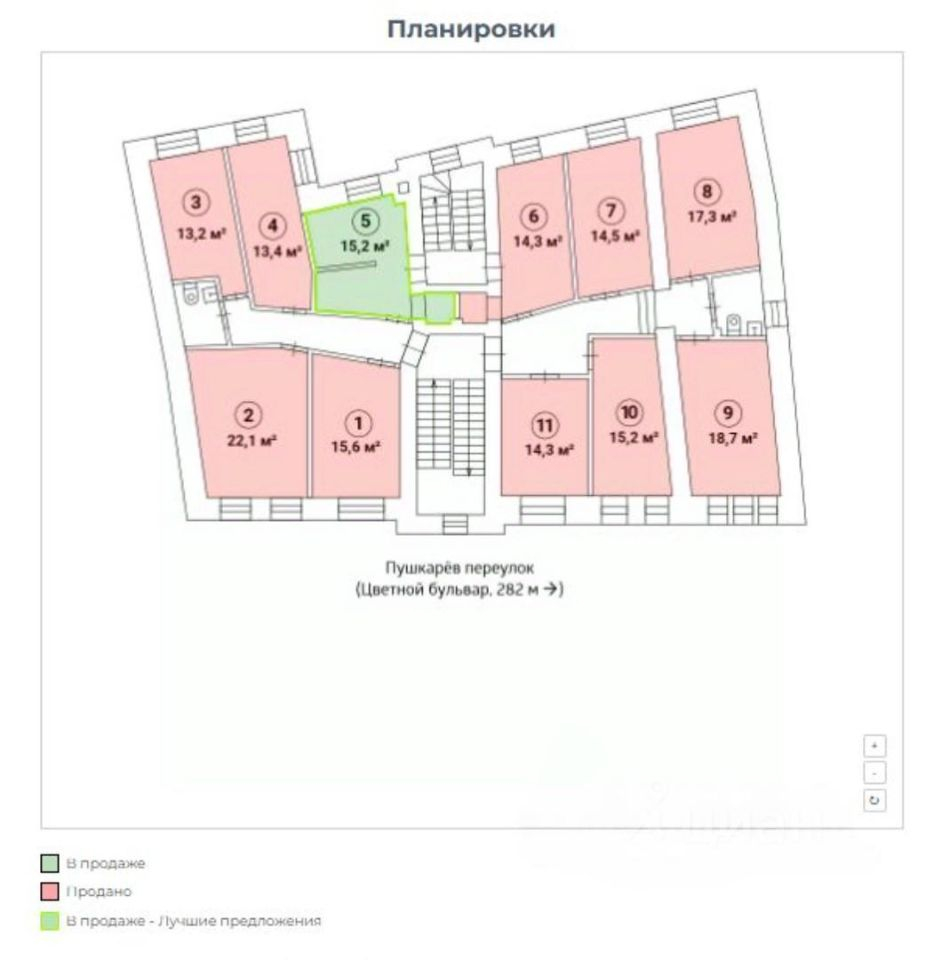 Продажа ПСН Пушкарёв переулок,  д. 6