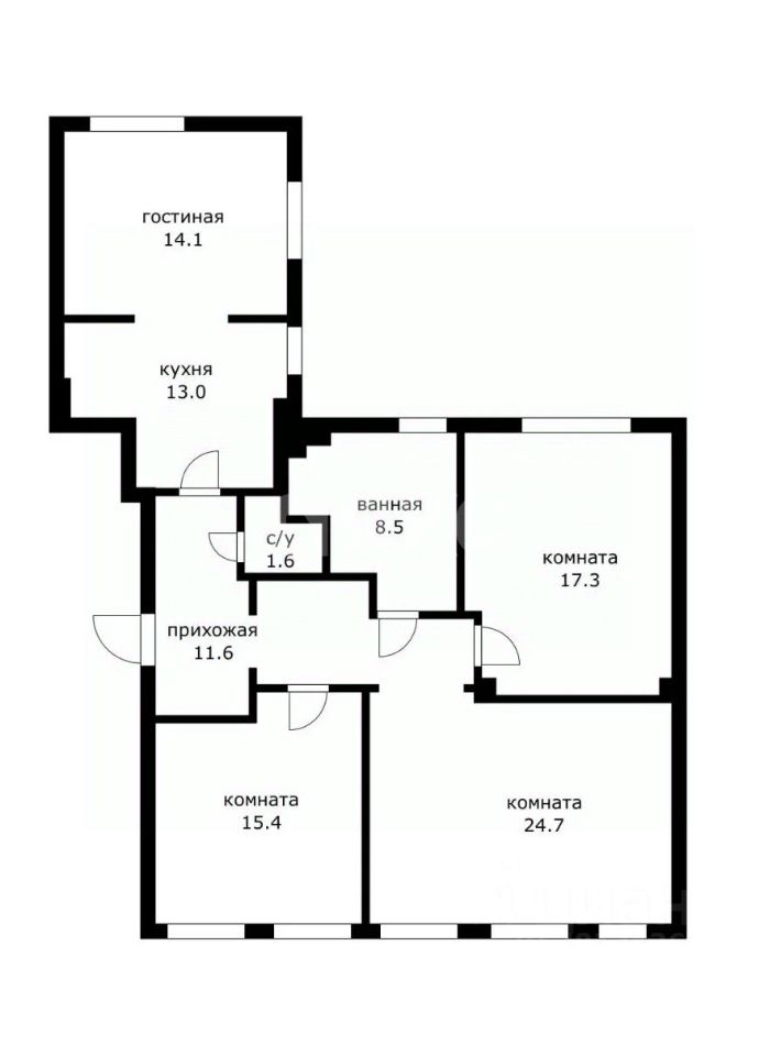 Продажа 3-комн квартиры на вторичном рынке Тверская улица, 6С3