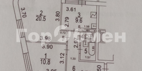 2-комн квартира Онежская улица, 35к6