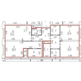 Продажа 3-комн квартиры на вторичном рынке улица Годовикова