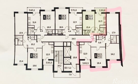 Продажа 3-комн квартиры на вторичном рынке Микрорайон Кутузовский, улица Чистяковой