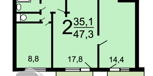2-комн квартира 3-я Радиаторская улица, дом 9