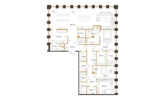 Продажа 3-комн квартиры на вторичном рынке Муринский 2-й пр-кт,  д. 24,  к. 2