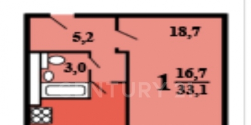1-комн квартира Токмаков пер,  д. 13-15