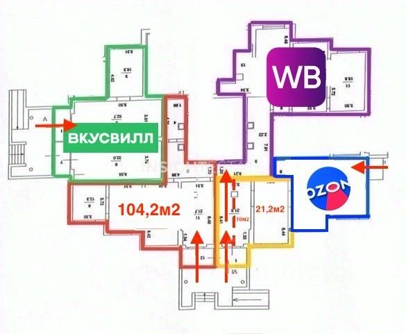 Аренда торгового помещения Лухмановская улица,  д. 15 к2
