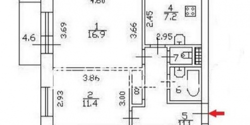 3-комн квартира Кронштадт г, Цитадельское ш,  д. 39