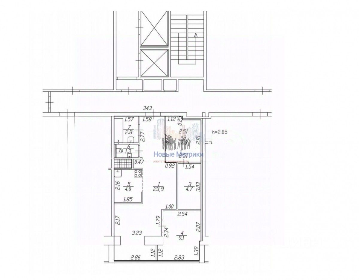 Продажа 2-комн квартиры на вторичном рынке Новоколомяжский проспект, 11
