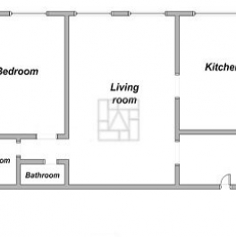 Аренда 2-комн квартиры на вторичном рынке переулок Сивцев Вражек,  д. 20
