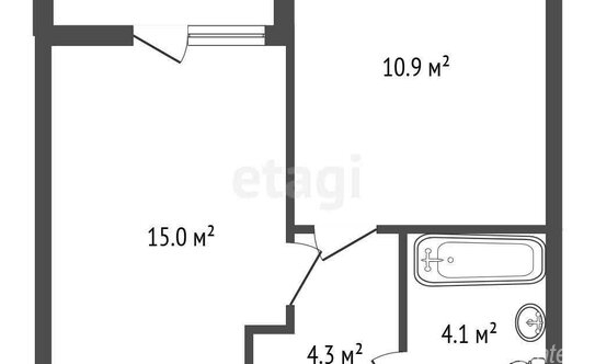 Продажа 1-комн квартиры на вторичном рынке Светлановский пр-кт,  д. 8