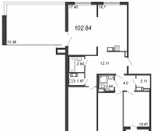 Продать Квартиры в новостройке Санкт-Петербург г., Белоостровская ул.   1