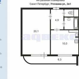 Продажа 1-комн квартиры на вторичном рынке улица Уточкина,  д. 2 к1