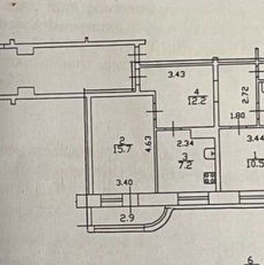 Продажа 2-комн квартиры на вторичном рынке Кораблестроителей ул,  д. 46,  к. 1