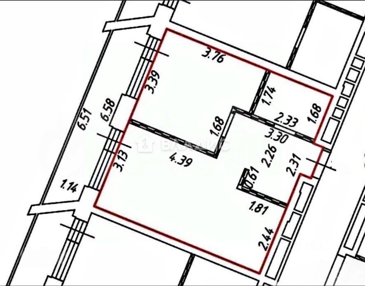 Продажа 2-комн квартиры на вторичном рынке Автозаводская улица, 26/1