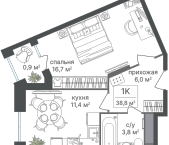 Продать Квартиры в новостройке Москва г., Варшавское ш.   1