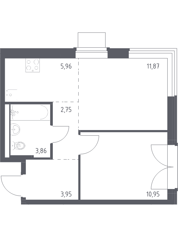 Продажа 1-комн квартиры в новостройке Боровское ш,  к. 10