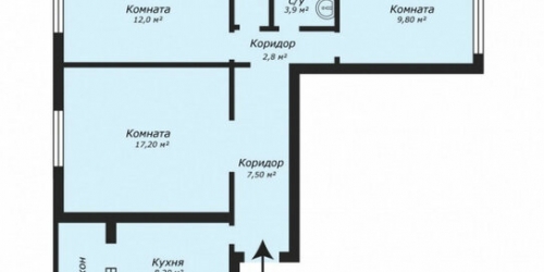 3-комн квартира Филёвский бульвар,  д. 12