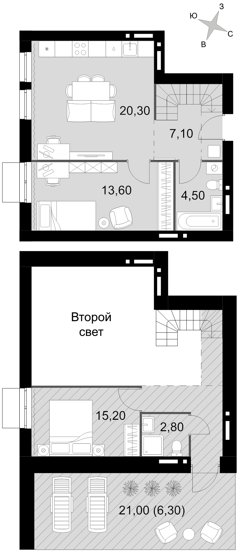 Продажа 2-комн квартиры в новостройке Апрелевка г., Киевское ш.,  к. 1