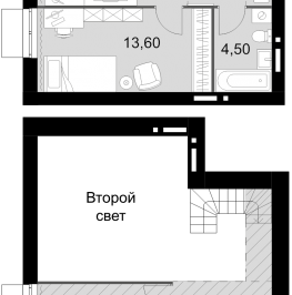 Продажа 2-комн квартиры в новостройке Апрелевка г., Киевское ш.,  к. 1