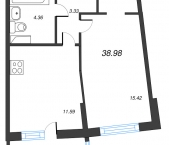 Продать Квартиры в новостройке Мурино п., Оборонная ул.   1