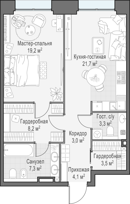Продажа 1-комн квартиры в новостройке Москва г., Сергея Макеева ул.,  к. A