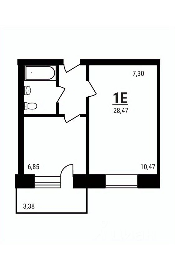 Продажа 1-комн квартиры в новостройке Тучково, ул Школьная,  д. 4