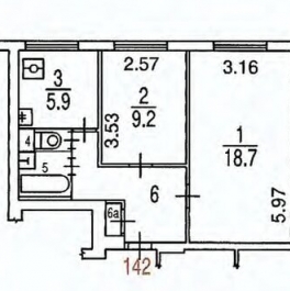 Продажа 2-комн квартиры на вторичном рынке Ферганский проезд,  д. 12