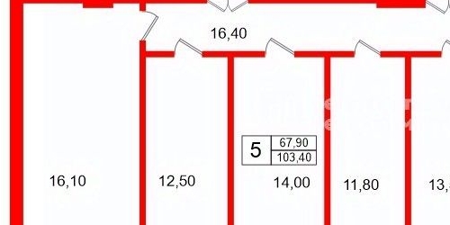 5-комн квартира улица Чайковского, 38/9