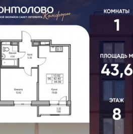 Продажа 1-комн квартиры на вторичном рынке Ивинская ул,  д. 5 к2 с1