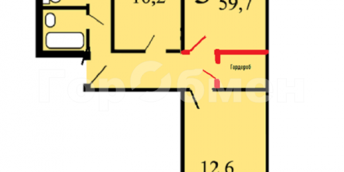 3-комн квартира улица Проходчиков, 1